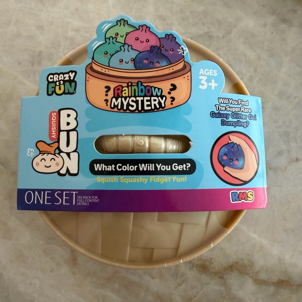 Rainbow Mystery Squishy Bun - New & Sealed